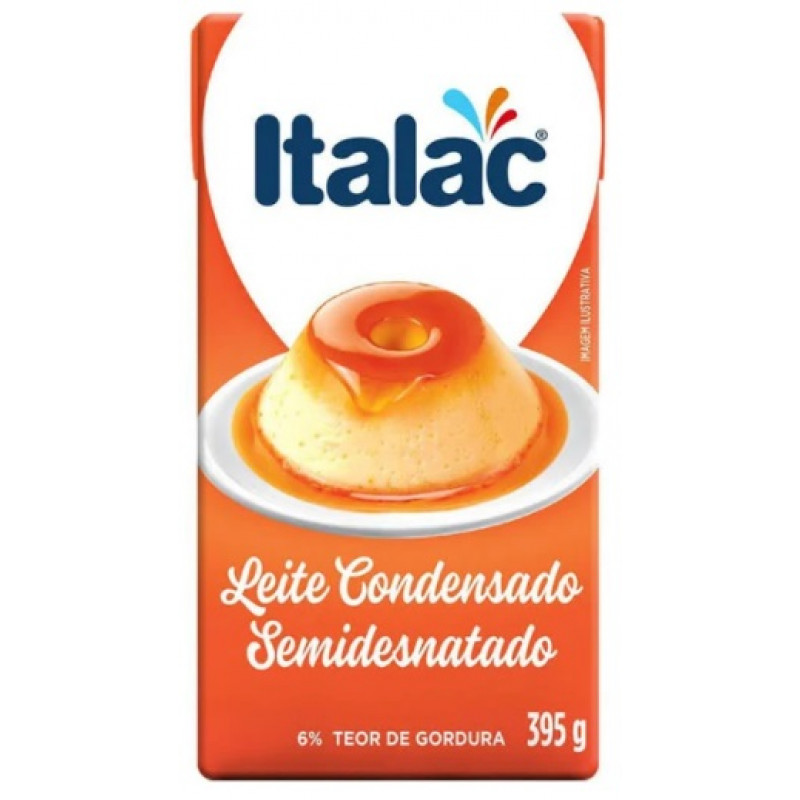 Leite Condensado Italac Semidesnatado - Tetrapak 395g
